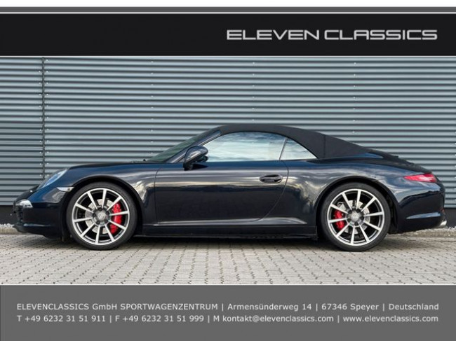 PORSCHE 991 CARRERA S CABRIO IN BASALTSCHWARZ