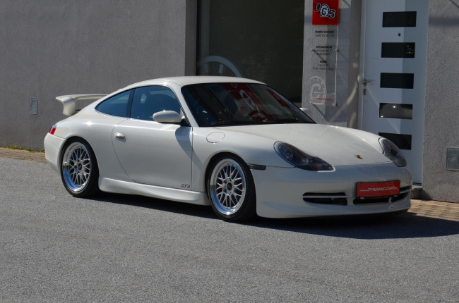 Porsche Gebrauchtwagen von Dynamic Cars Schaar PORSCHE 996.1 GT3 CLUBSPORT IN BIZARITWEISS