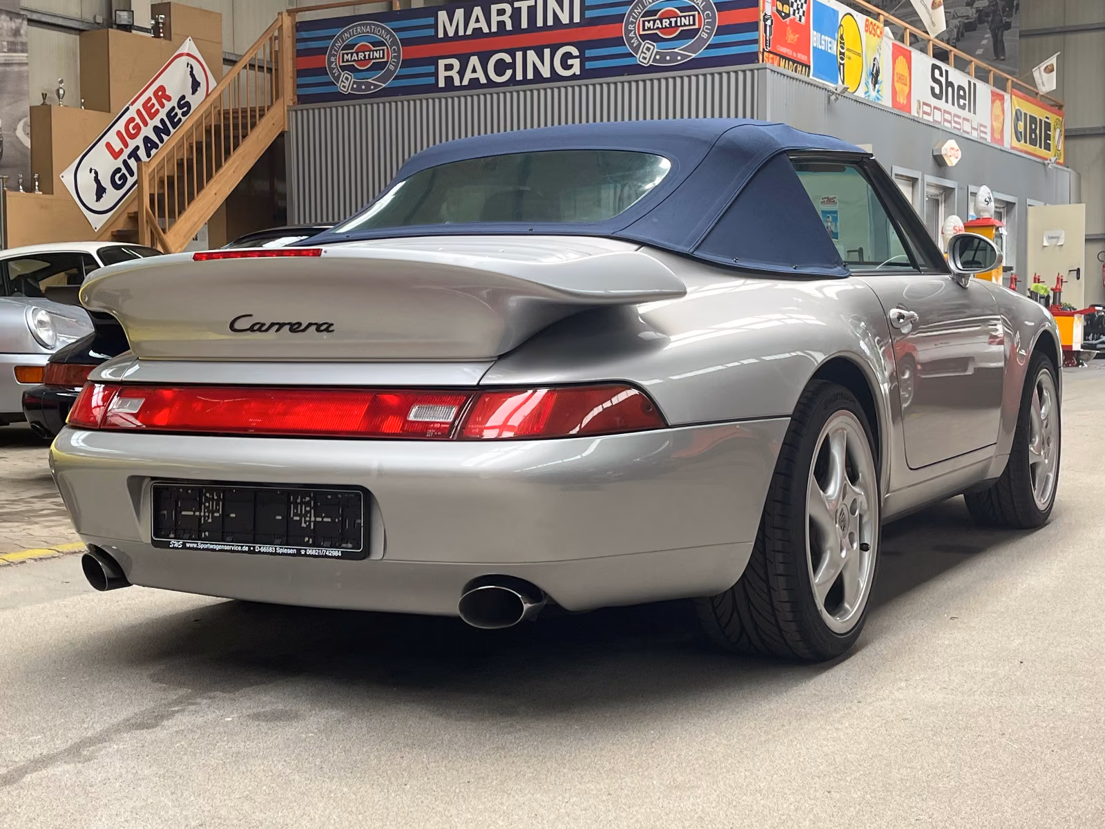 Porsche Gebrauchtwagen von SWS Sport Wagen Service PORSCHE 993 CARRERA 2 CABRIOLET IN ARKTISSILBER