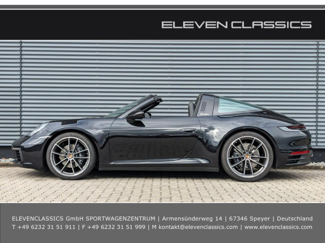 Porsche Gebrauchtwagen von Elevenclassics GmbH PORSCHE 992 TARGA 4 IN TIEFSCHWARZ AUS 1. HAND